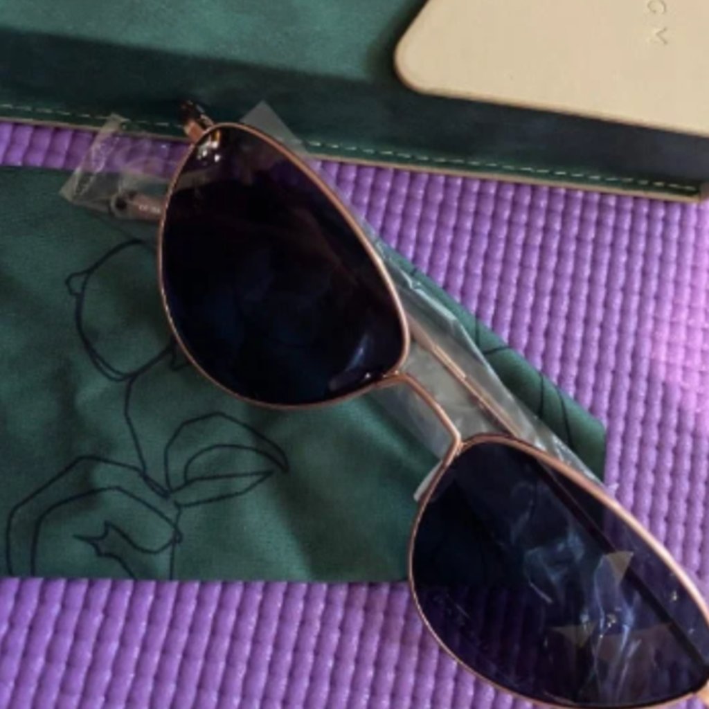 Paradigm Sunglasses $142 Value 20-52 In Rose Gold, New